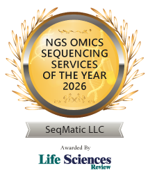 SeqMatic 2026 Award Logo from Life Sciences Review Magazine