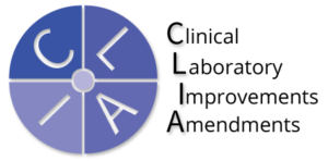 CLIA - Clinical Laboratory Improvements Amendments mark